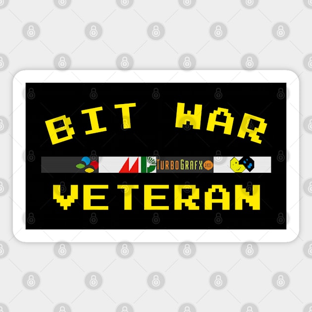 Bit War Veteran Magnet by CCDesign